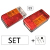 Benson Achterlicht Aanhangwagen - Caravan met 5 Functies 194 x 104 mm - Set Links/Rechts Benson Achterlicht Aanhangwagen - Caravan met 5 Functies 194 x 104 mm - Set Links/Rechts
