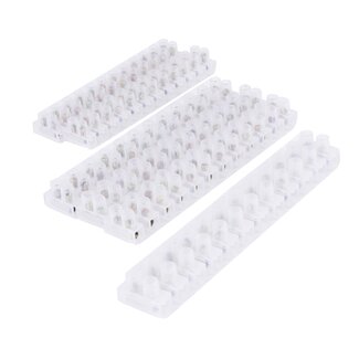 Benson Kroonsteenset - 72 stuks - 3 maten - Duurzaam plastic - Eenvoudig in gebruik