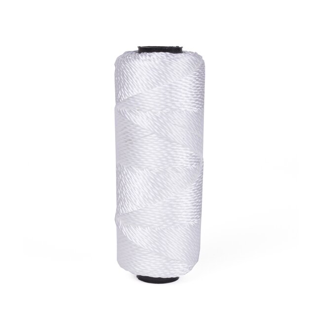 Benson Bouwlijn touw - 1,8 mm dikte - 50 meter lengte - wit - hoge treksterkte