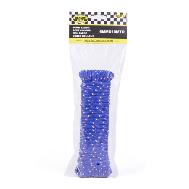 Benson Nylon koord - 6 mm - 10 meter - UV- en weerbestendig - Duurzaam