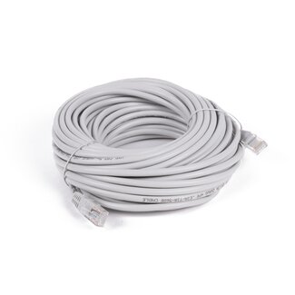 Benson Internetkabel - 15 meter - CAT5 - UTP kabel - RJ45 - Grijs