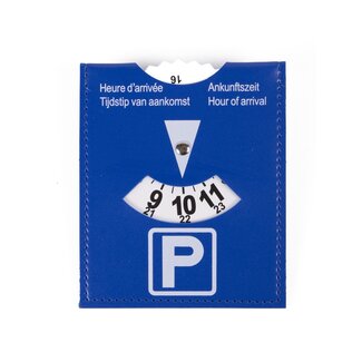 Benson Blauwe Parkeerkaart - Parkeerschijf 10 x 12 cm - 10 stuks