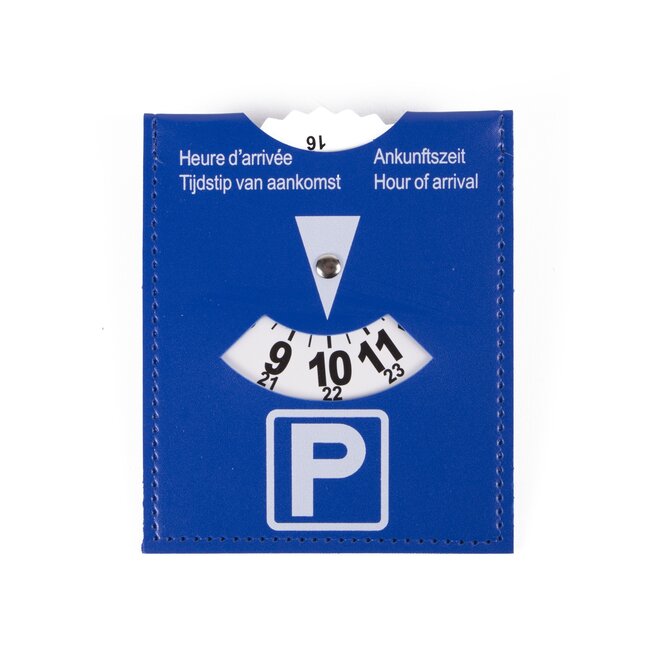 Benson Blauwe Parkeerkaart - Parkeerschijf 10 x 12 cm