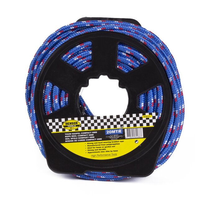 Benson Nylon Touw - 6 mm x 20 m - Weerbestendig & Duurzaam