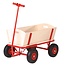 Benson Houten bolderkar - luchtbanden - 90x60x53 cm - draagvermogen 100 kg