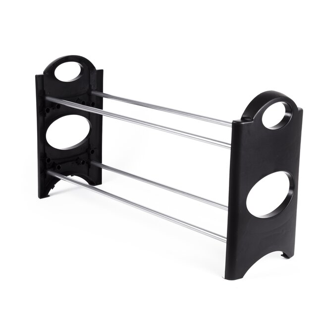 Benson Stapelbaar schoenenrek - geschikt voor 6 paar - metalen houders - 65x20x34 cm