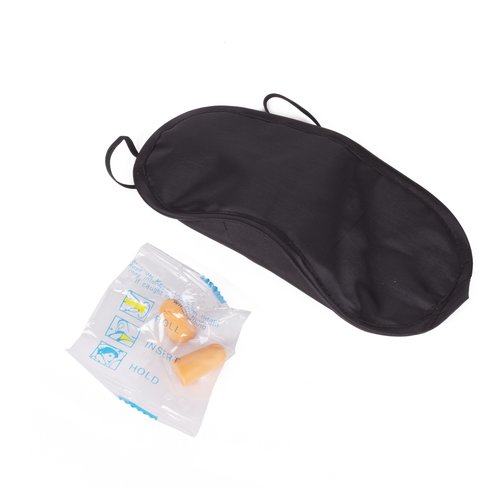 Benson Reisset - Slaapmasker & Oordoppen - Comfortabel - Zwart Benson Reisset - Slaapmasker & Oordoppen - Comfortabel - Zwart
