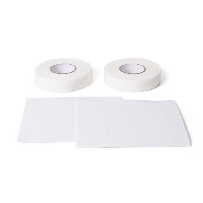 Benson Dubbelzijdige foamtape set - sterk hechtend - wit - 4 stuks