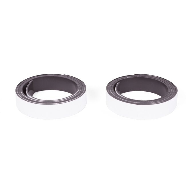 Benson Flexibele magnetische tape - zelfklevend - 12,5 mm x 760 mm - 2 rollen