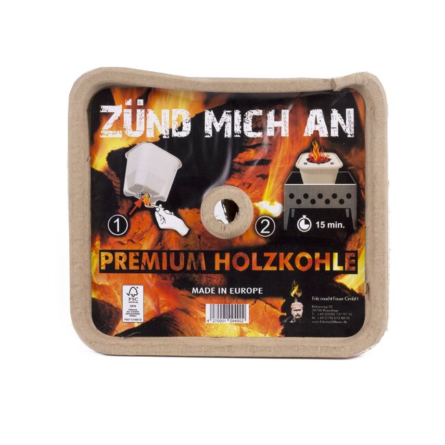 Benson BBQ Starter 3 in 1 - Inclusief Houtskool - Milieuvriendelijk - 1 kg