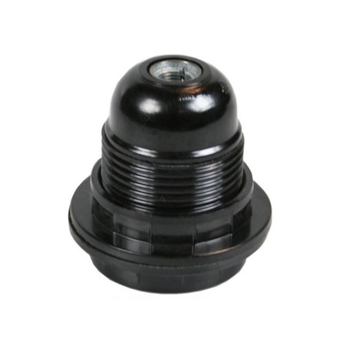 Benson Fitting E27 - Kraag met Ring - Zwart Benson Fitting E27 - Kraag met Ring - Zwart