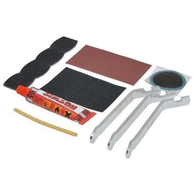 Simson Bandenreparatieset - Bandenplakset Compleet - Type Normaal t.b.v. Fiets - 7 delig - 2 stuks