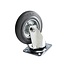 Benson Zwenkwielset - Ø 125 mm - Massief rubber - 100 kg belasting - 4 stuks