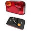 Benson Caravan achterlicht set - rood-wit - met kabel - 220 x 140 cm - eenvoudig te installeren