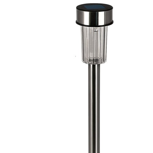 Benson Solar Tuinlamp RVS 36 cm - 12 stuks Benson Solar Tuinlamp RVS 36 cm - 12 stuks