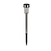 Benson Solar Tuinlamp - RVS - 36 cm - Zilver/Zwart Benson Solar Tuinlamp - RVS - 36 cm - Zilver/Zwart