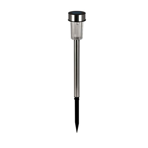 Benson Solar Tuinlamp - RVS - 36 cm - Zilver/Zwart Benson Solar Tuinlamp - RVS - 36 cm - Zilver/Zwart