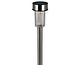Benson Solar Tuinlamp - RVS - 36 cm - Zilver/Zwart