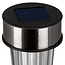 Benson Solar Tuinlamp - RVS - 36 cm - Zilver/Zwart