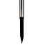 Benson Solar tuinlamp - RVS - Automatisch - 36 cm - Zilver/Zwart
