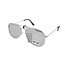 Benson Piloten zonnebril - Gepolariseerd - Gouden frame - Grijze glazen - 58 mm