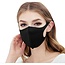 Benson Stijlvol zwart mondkapje - herbruikbaar en comfortabel