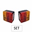 Benson Achterlicht aanhangwagen - vierkant - 98 x 104 mm - set links en rechts