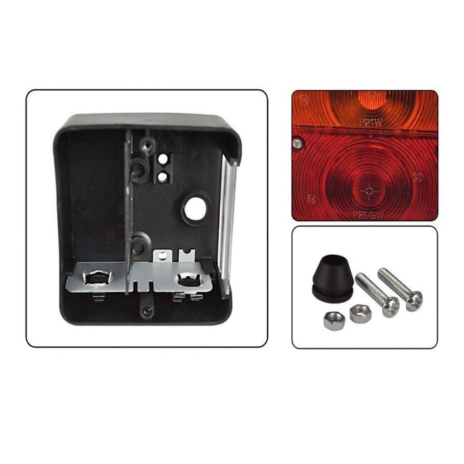 Benson Complete set aanhanger achterlichten - reflectoren - 12-delig - verhoogde veiligheid