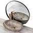 REA Roxy B Opzetwastafel - Waskom - 49 x 31 x 13.5 cm - Stone Nature - Stonelook