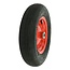 ProPlus Kruiwagenwiel - Luchtband met metalen velg - Ø 370 mm - Asgat Ø 20 mm - Zwart/Rood