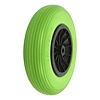 Pro Plus Kruiwagenwiel - PU band met Kunststof Velg - Ø 396 x 87 mm - 4.00 - 8 - Asgat Ø 20 mm Pro Plus Kruiwagenwiel - PU band met Kunststof Velg - Ø 396 x 87 mm - 4.00 - 8 - Asgat Ø 20 mm
