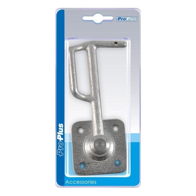ProPlus Klephaak met bevestigingsplaat - links - 145 mm - metaal - blisterverpakking