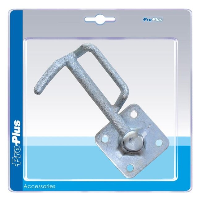 ProPlus Klephaak rechts - 165 mm - metaal - met bevestigingsplaat - blisterverpakking
