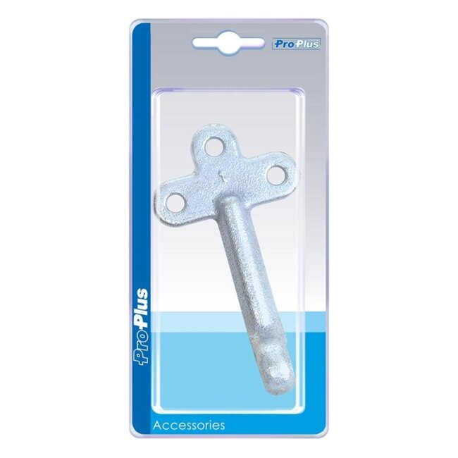 ProPlus Opschroefoog - staal - 125 mm - zilver - 1 stuk