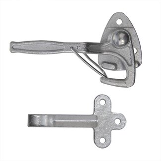 ProPlus Klephaak met opschroefoog - links - staal - 140 mm - zilver