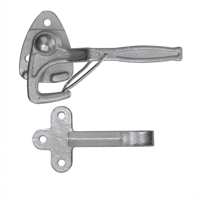 ProPlus Klephaak met opschroefoog - rechts - staal - 140 mm - blisterverpakking