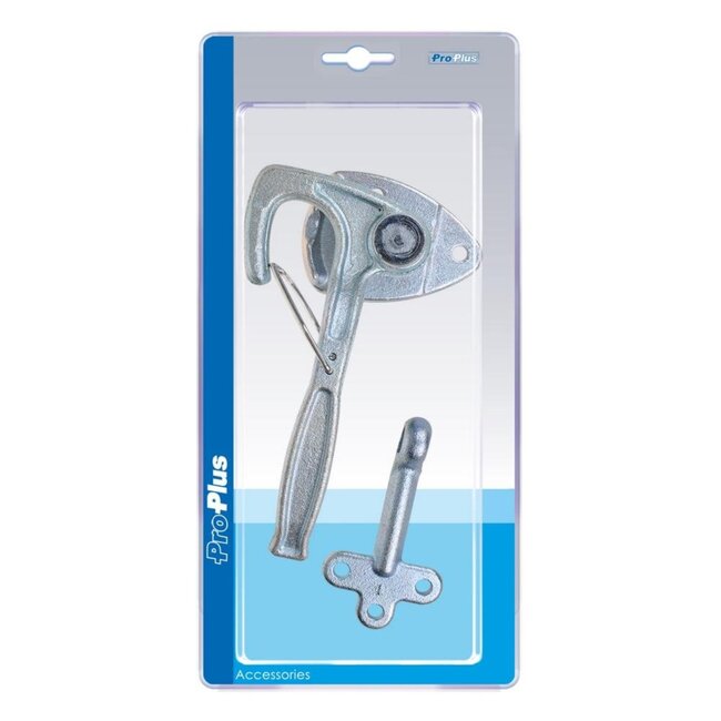ProPlus Klephaak met opschroefoog - rechts - 170 mm - staal - blisterverpakking