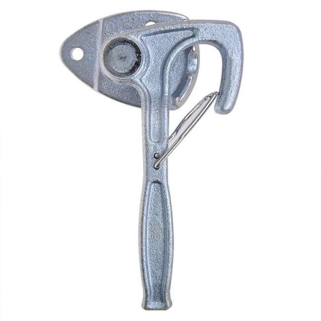 ProPlus Klephaak met opschroefoog - links - staal - 170 mm - zilver