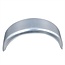 ProPlus Halfrond spatbord - Metaal - Verzinkt - 1 mm - Voor 14 inch wielen