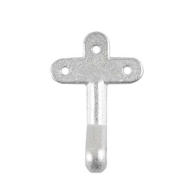 ProPlus Opschroefoog - Staal - 10 cm - Zilver - Type 0