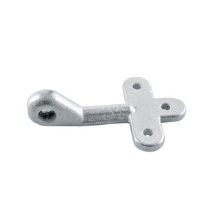 ProPlus Opschroefoog - Staal - 10 cm - Zilver - Type 0