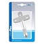 ProPlus Opschroefoog - Staal - 10 cm - Zilver - Voor deuren en achterkleppen
