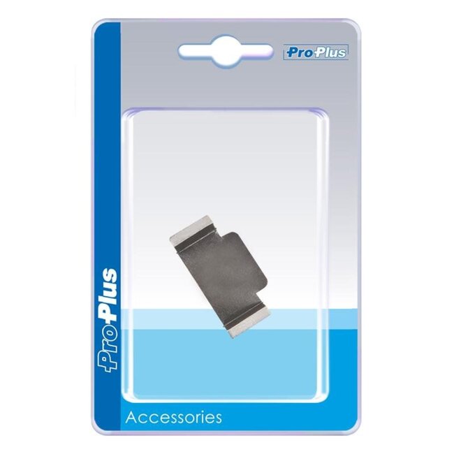 ProPlus Tegenstuk voor spansluiting - staal - 45 x 20 x 25 mm - zilver - blisterverpakking