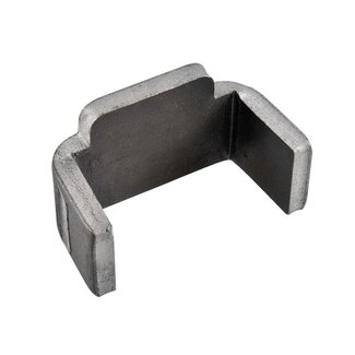 ProPlus Tico tegenstuk voor spansluiting - staal - 45 x 20 x 25 mm - zilver