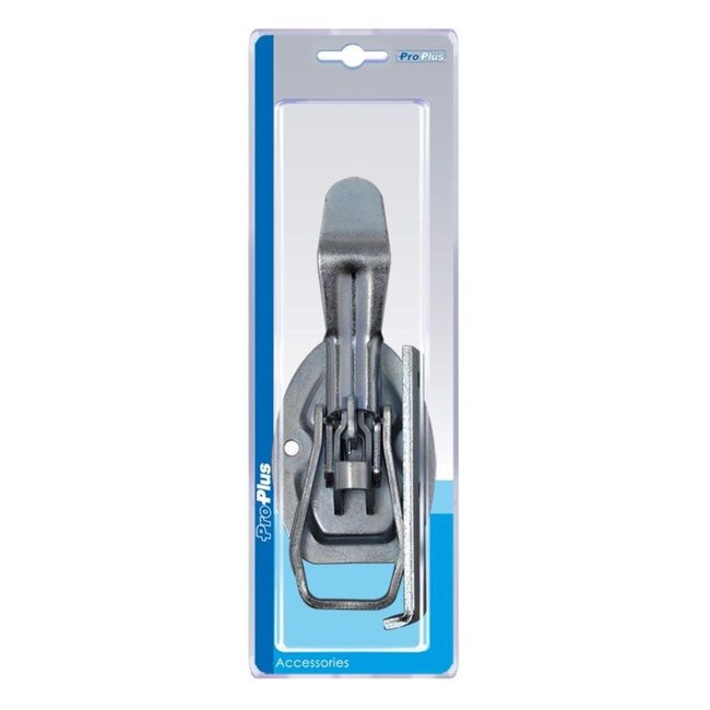 ProPlus Spansluiting - Verzinkt Staal - Inclusief Tegenstuk - 220 x 88 mm - Zilver