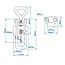 Pro Plus Spansluiting Verstelbaar -70 t/m 81 mm - Inclusief Tegenstuk