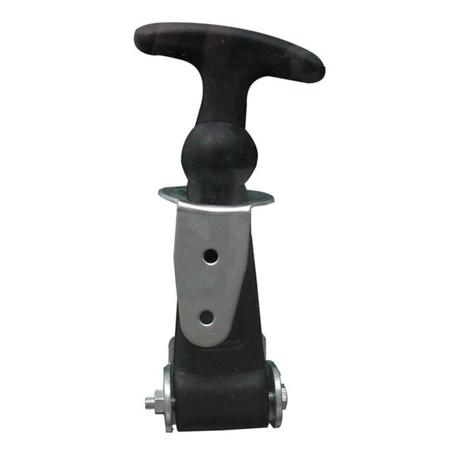 ProPlus Motorkaptrekker - Inclusief borgplaatje - Staal - 120 x 60 mm - Zwart