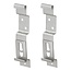 ProPlus Kentekenplaatklem met veer - RVS - Set van 2 - 124 x 24 mm - Eenvoudig wisselen