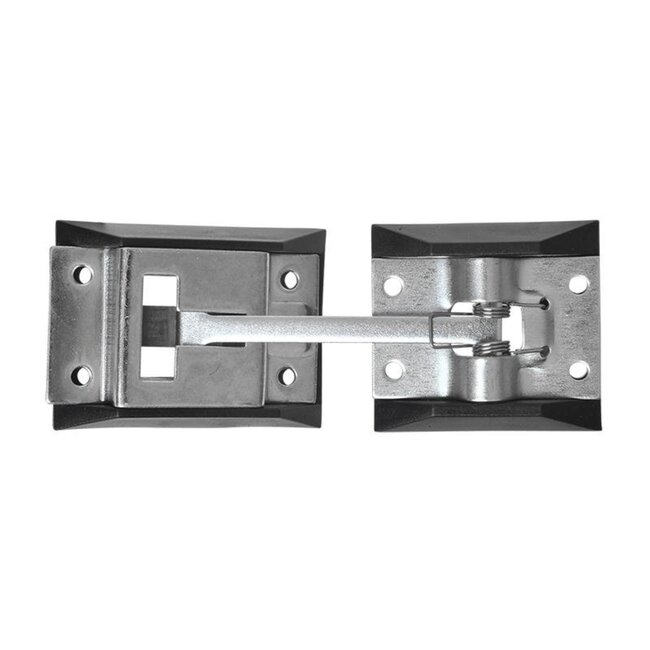 ProPlus Deurvastzetter - complete set met haak en huls - 119 x 40 mm - kunststof onderzetter