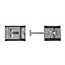 ProPlus Deurvastzetter - complete set met haak en huls - 119 x 40 mm - kunststof onderzetter